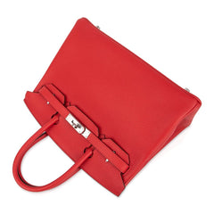 Rouge Tomate & Natural Sable Togo Leather with Palladium Hardwre Bag